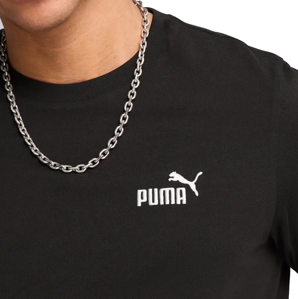 Puma Camiseta 682534-01 M LOGO TEE Preto Algodao -3-